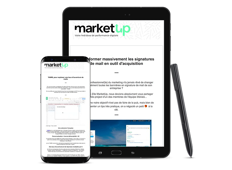 Marketup newsletter performance marketing